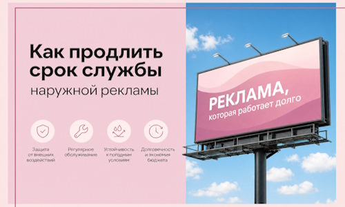 Как продлить срок службы наружной рекламы в  Изобильном
