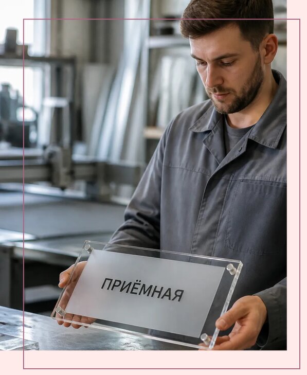 Таблички из оргстекла на заказ в Изобильном от 4051 р. | Аванза-Збл